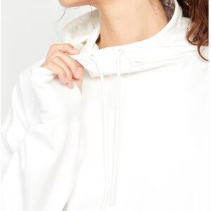 White hooded sweatshirt